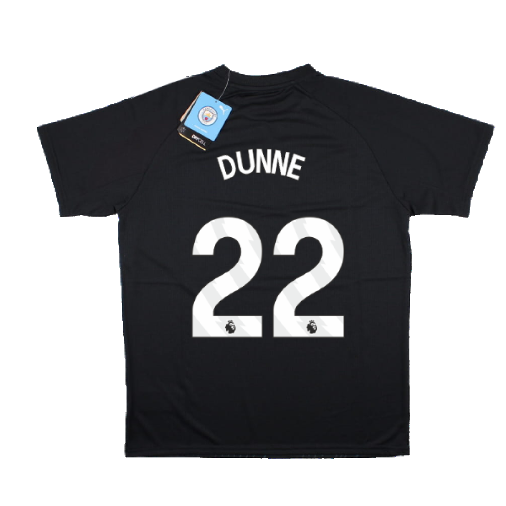 2023-2024 Man City Pre-Match Jersey (Dark Navy) - Kids (DUNNE 22)