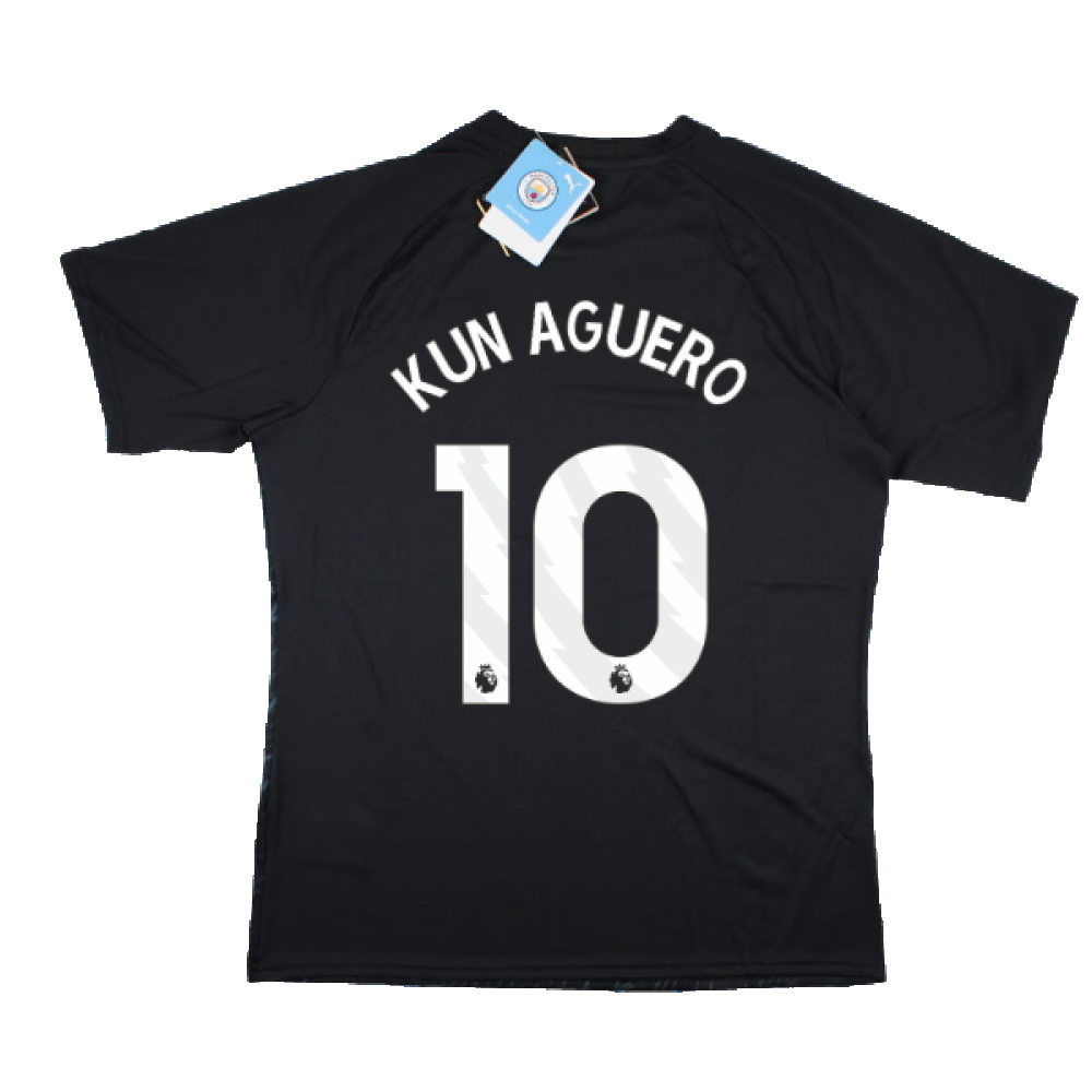 2023-2024 Man City Pre-Match Jersey (Dark Navy) (KUN AGUERO 10)