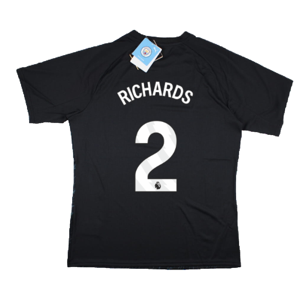 2023-2024 Man City Pre-Match Jersey (Dark Navy) (RICHARDS 2)