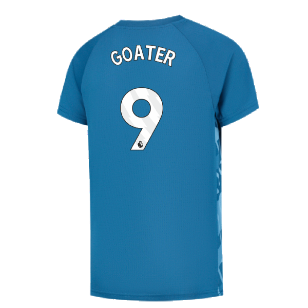 2023-2024 Man City Pre-Match Jersey (Lake Blue) - Kids (GOATER 9)