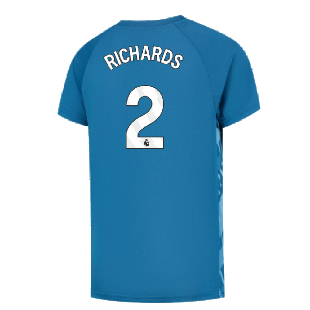 2023-2024 Man City Pre-Match Jersey (Lake Blue) - Kids (RICHARDS 2)