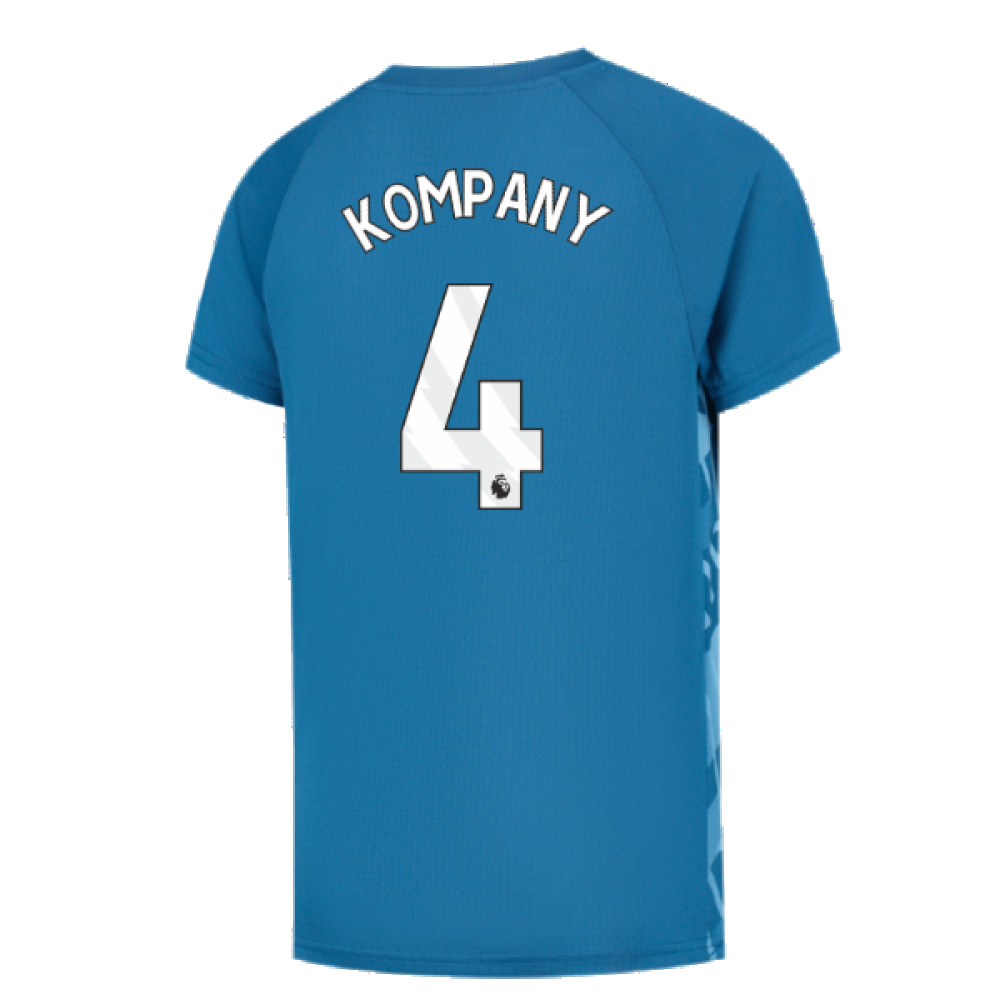 2023-2024 Man City Pre-Match Jersey (Lake Blue) (KOMPANY 4)