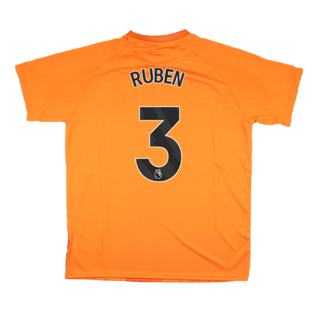 2023-2024 Man City Pre-Match Jersey (Orange) - Kids (RUBEN 3)