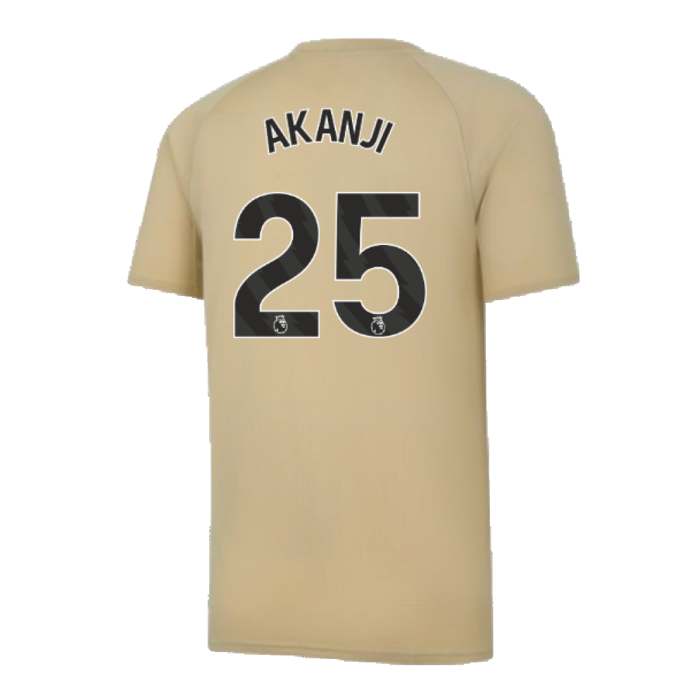 2023-2024 Man City Prematch SS Jersey (Granola) - Kids (AKANJI 25)