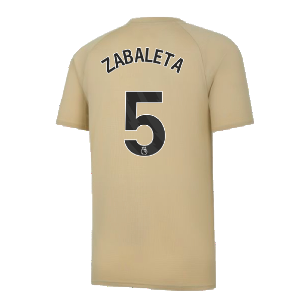 2023-2024 Man City Prematch SS Jersey (Granola) (ZABALETA 5)