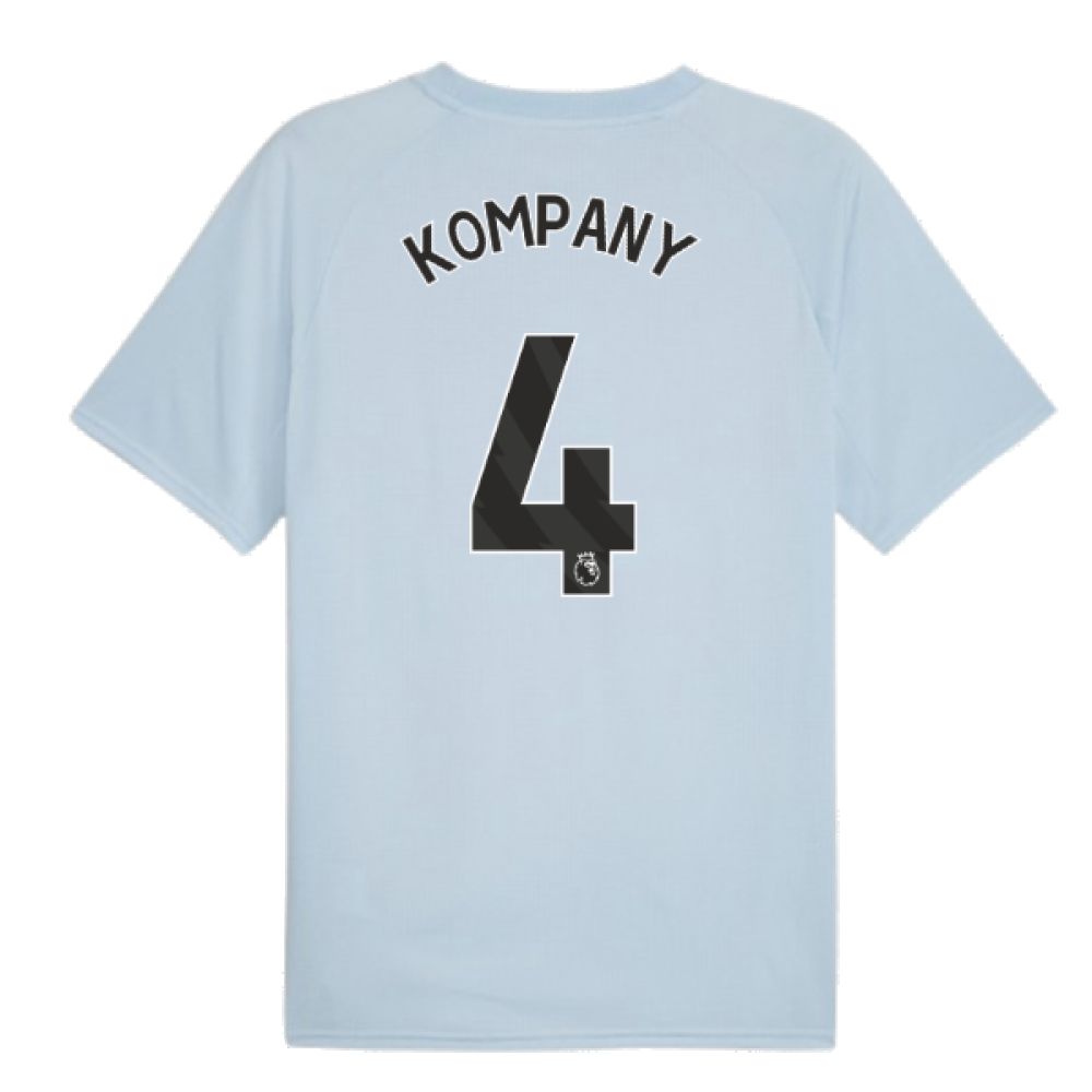 2023-2024 Man City Prematch SS Jersey (Silver Sky) - Kids (KOMPANY 4)