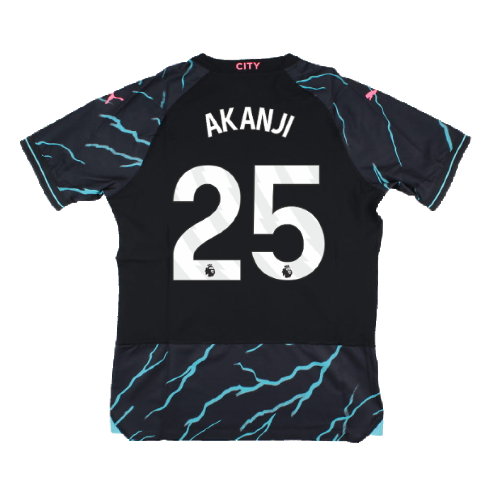 2023-2024 Man City Third Authentic Shirt (AKANJI 25)