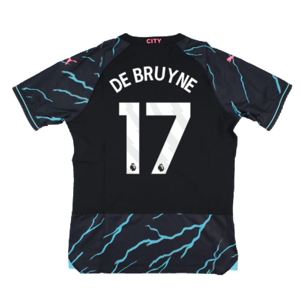 2023-2024 Man City Third Authentic Shirt (DE BRUYNE 17)