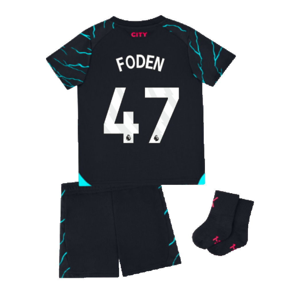 2023-2024 Man City Third Baby Kit (FODEN 47)