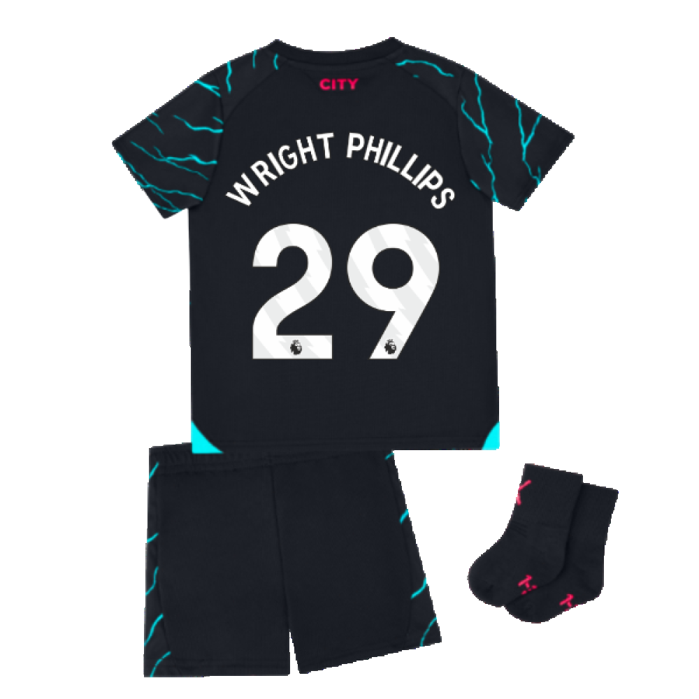 2023-2024 Man City Third Baby Kit (WRIGHT PHILLIPS 29)