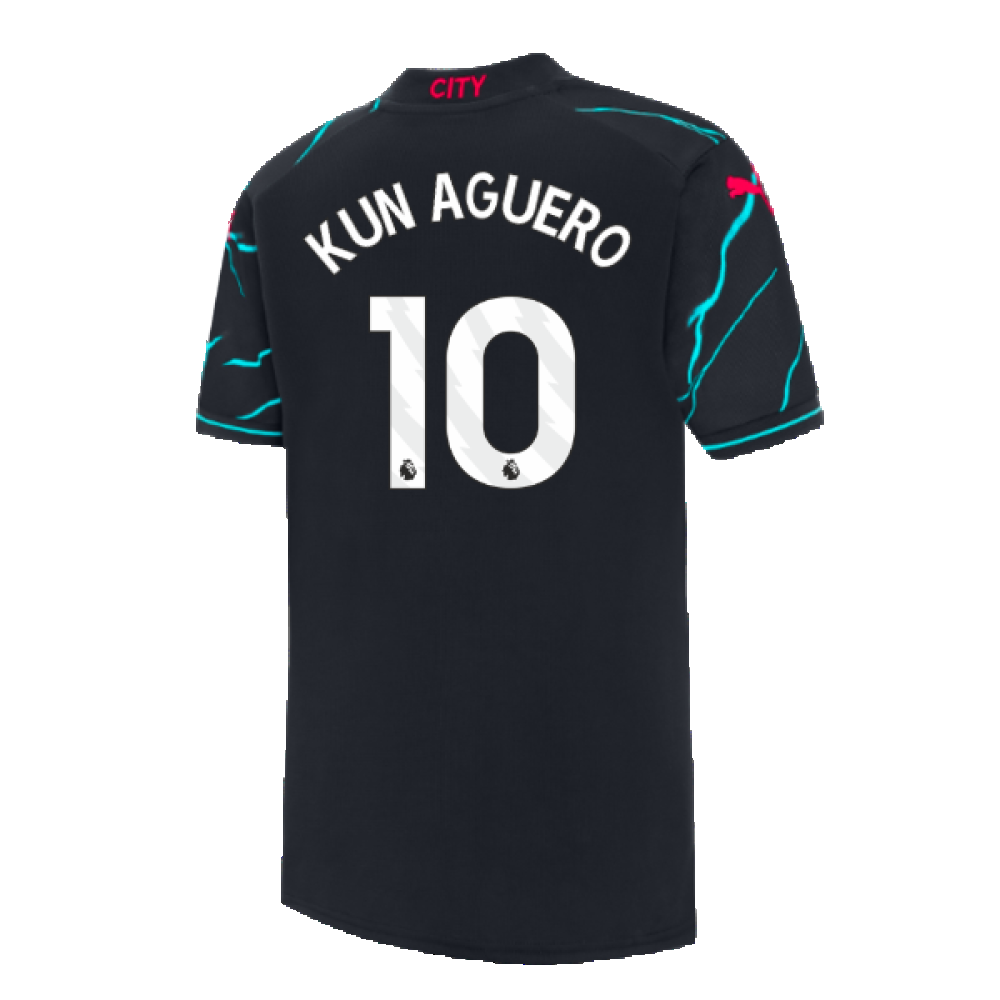 2023-2024 Man City Third Mini Kit (KUN AGUERO 10)