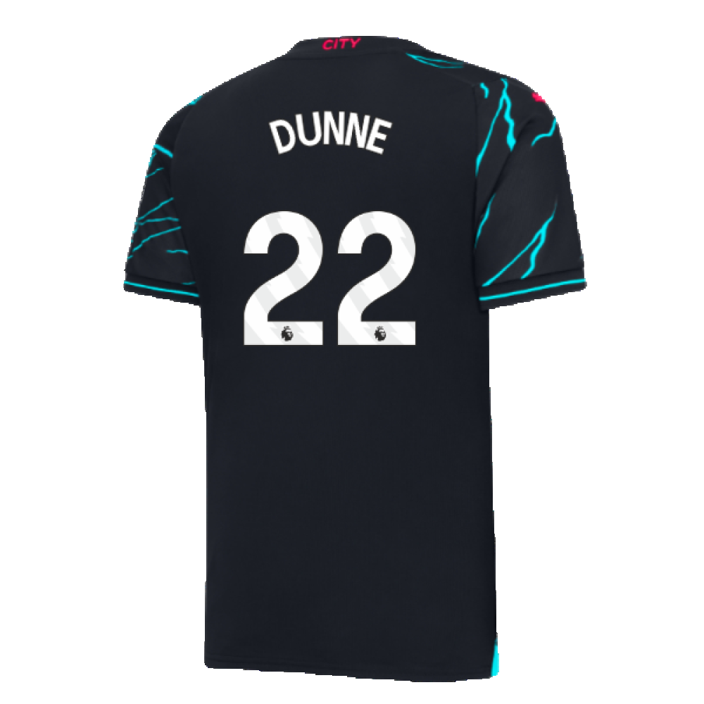 2023-2024 Man City Third Shirt (DUNNE 22)