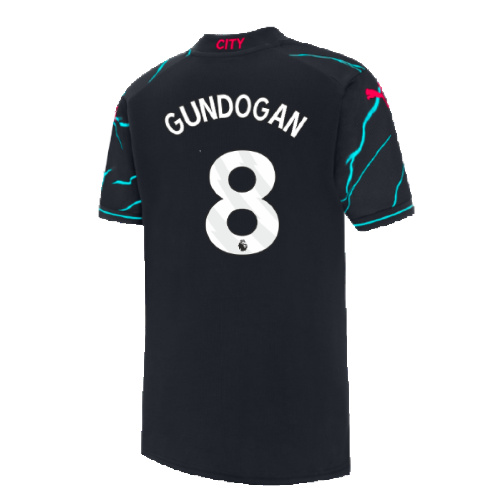 2023-2024 Man City Third Shirt (Kids) (GUNDOGAN 8)