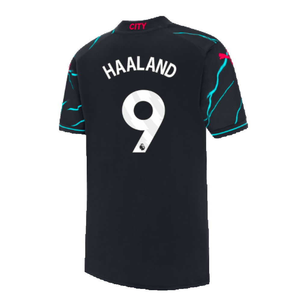 2023-2024 Man City Third Shirt (Kids) (HAALAND 9)