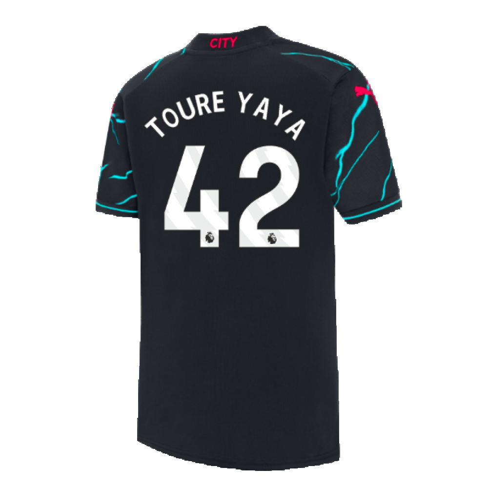 2023-2024 Man City Third Shirt (Kids) (TOURE YAYA 42)