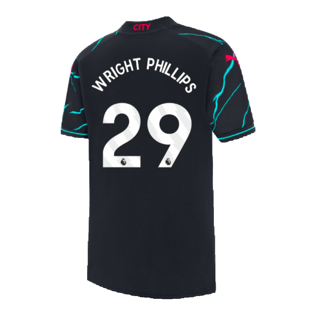 2023-2024 Man City Third Shirt (Kids) (WRIGHT PHILLIPS 29)