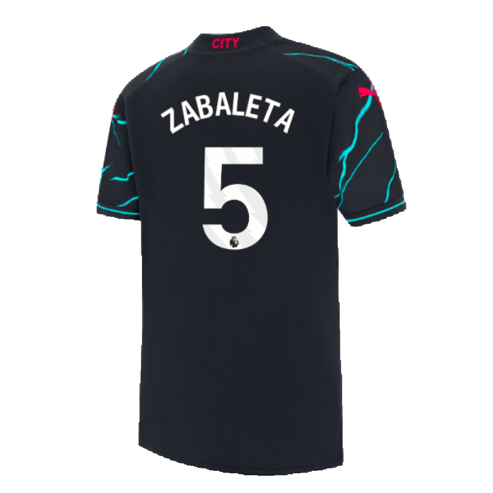 2023-2024 Man City Third Shirt (Kids) (ZABALETA 5)