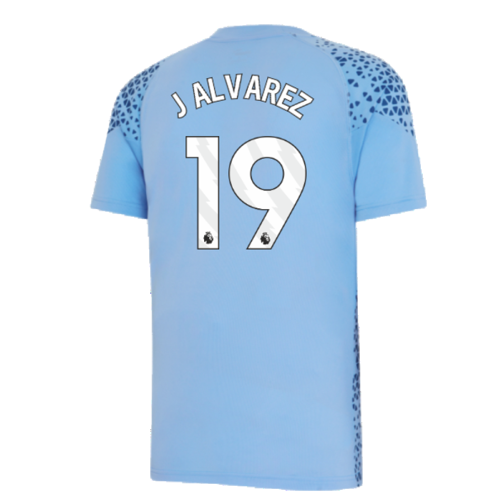 2023-2024 Man City Training Jersey (Light Blue) (J ALVAREZ 19)