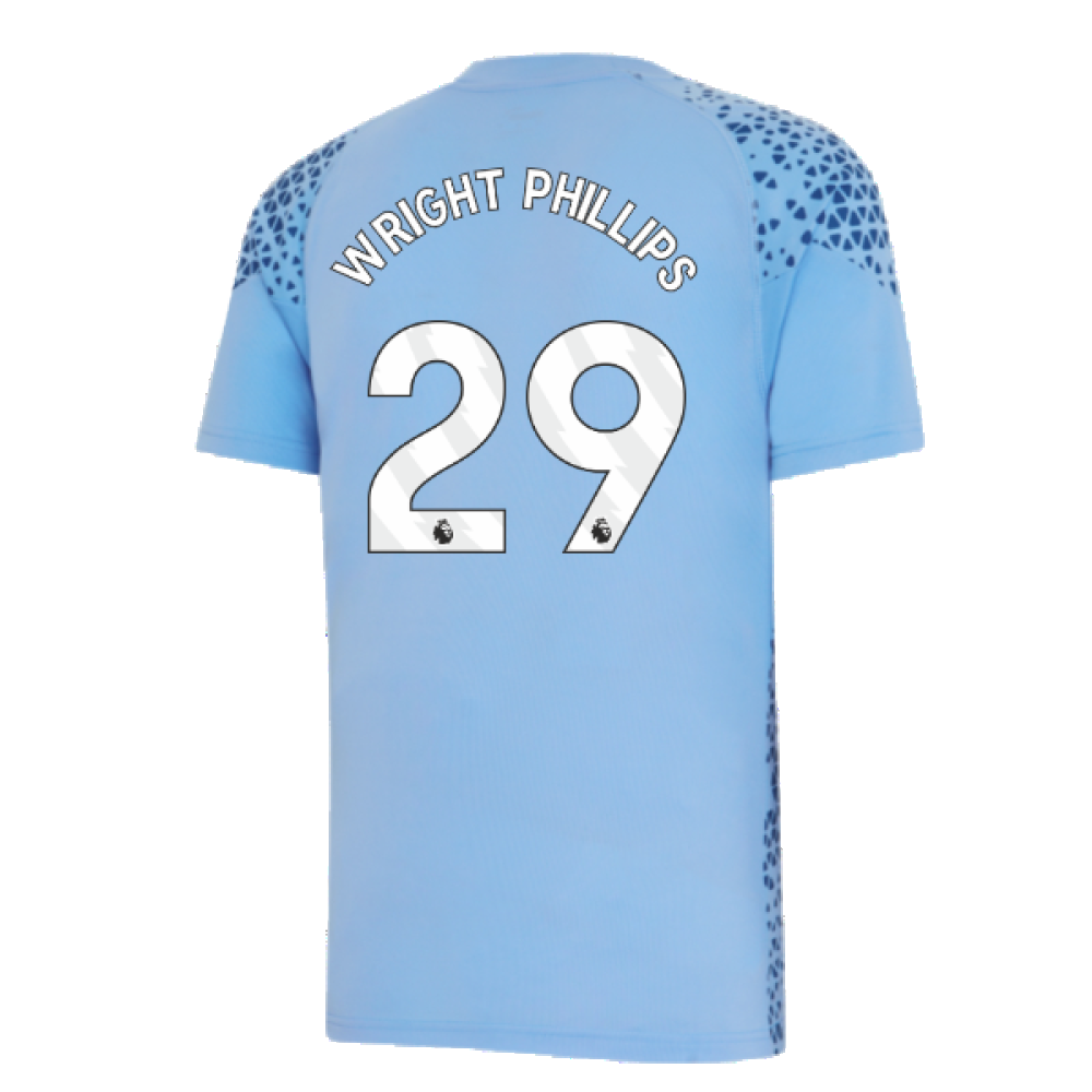 2023-2024 Man City Training Jersey (Light Blue) - Kids (WRIGHT PHILLIPS 29)