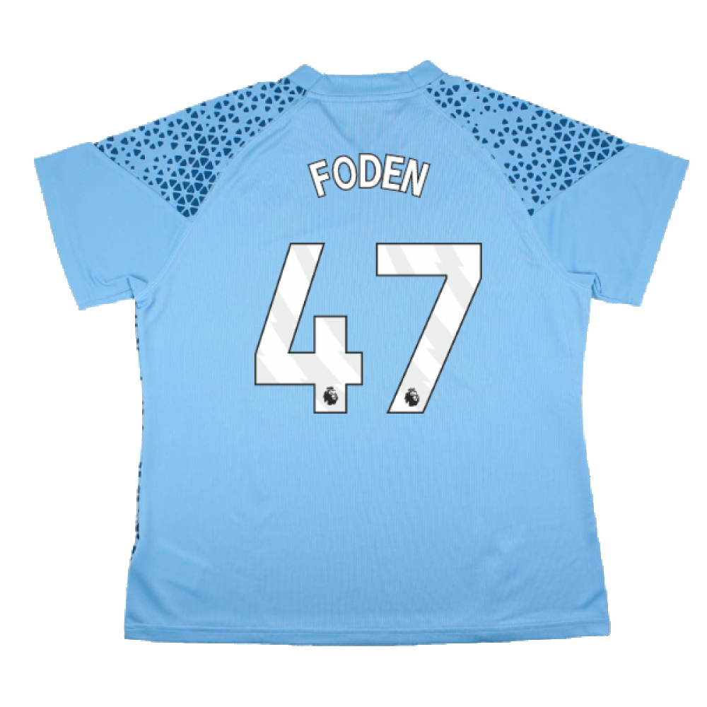 2023-2024 Man City Training Jersey (Light Blue) - Ladies (FODEN 47)