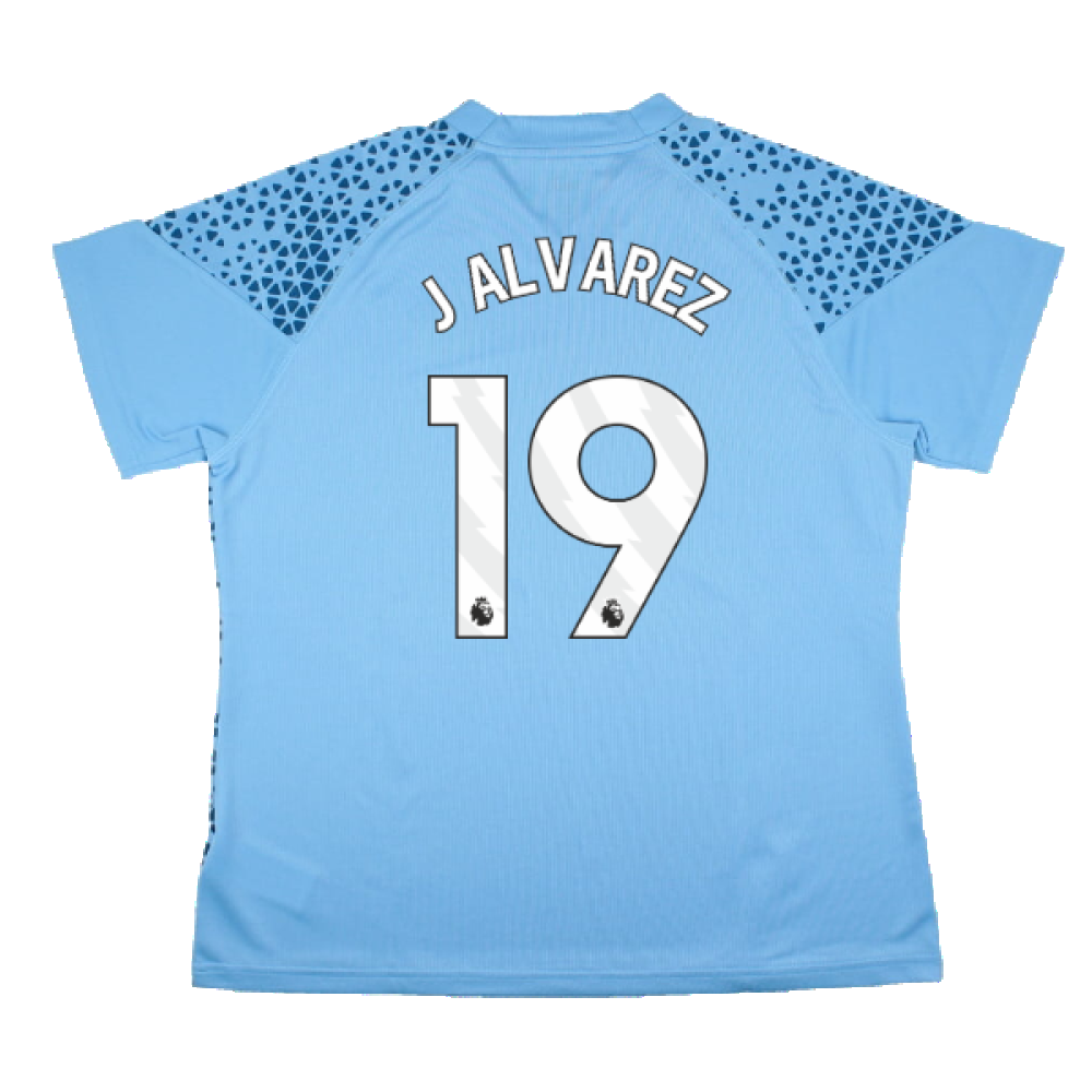 2023-2024 Man City Training Jersey (Light Blue) - Ladies (J ALVAREZ 19)