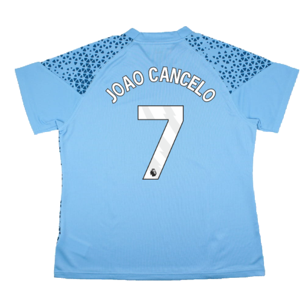 2023-2024 Man City Training Jersey (Light Blue) - Ladies (JOAO CANCELO 7)