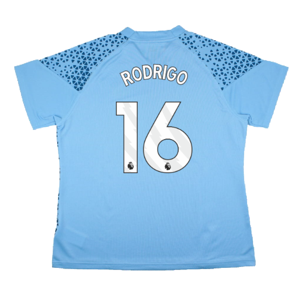 2023-2024 Man City Training Jersey (Light Blue) - Ladies (RODRIGO 16)