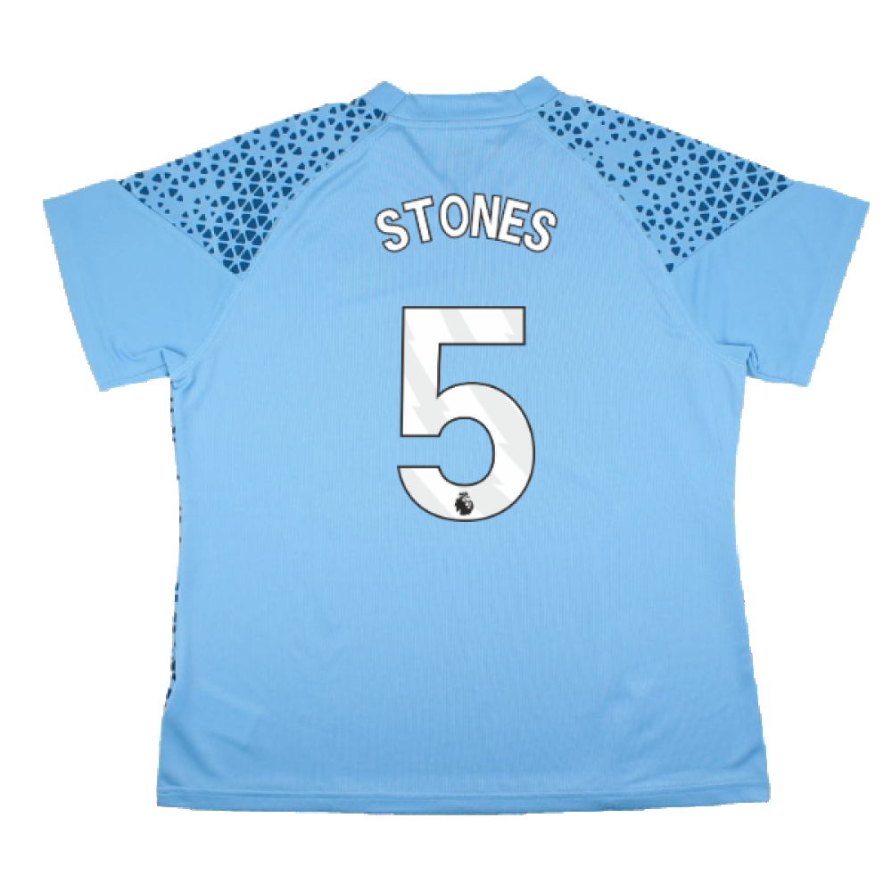 2023-2024 Man City Training Jersey (Light Blue) - Ladies (STONES 5)