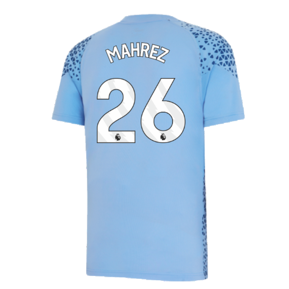 2023-2024 Man City Training Jersey (Light Blue) (MAHREZ 26)