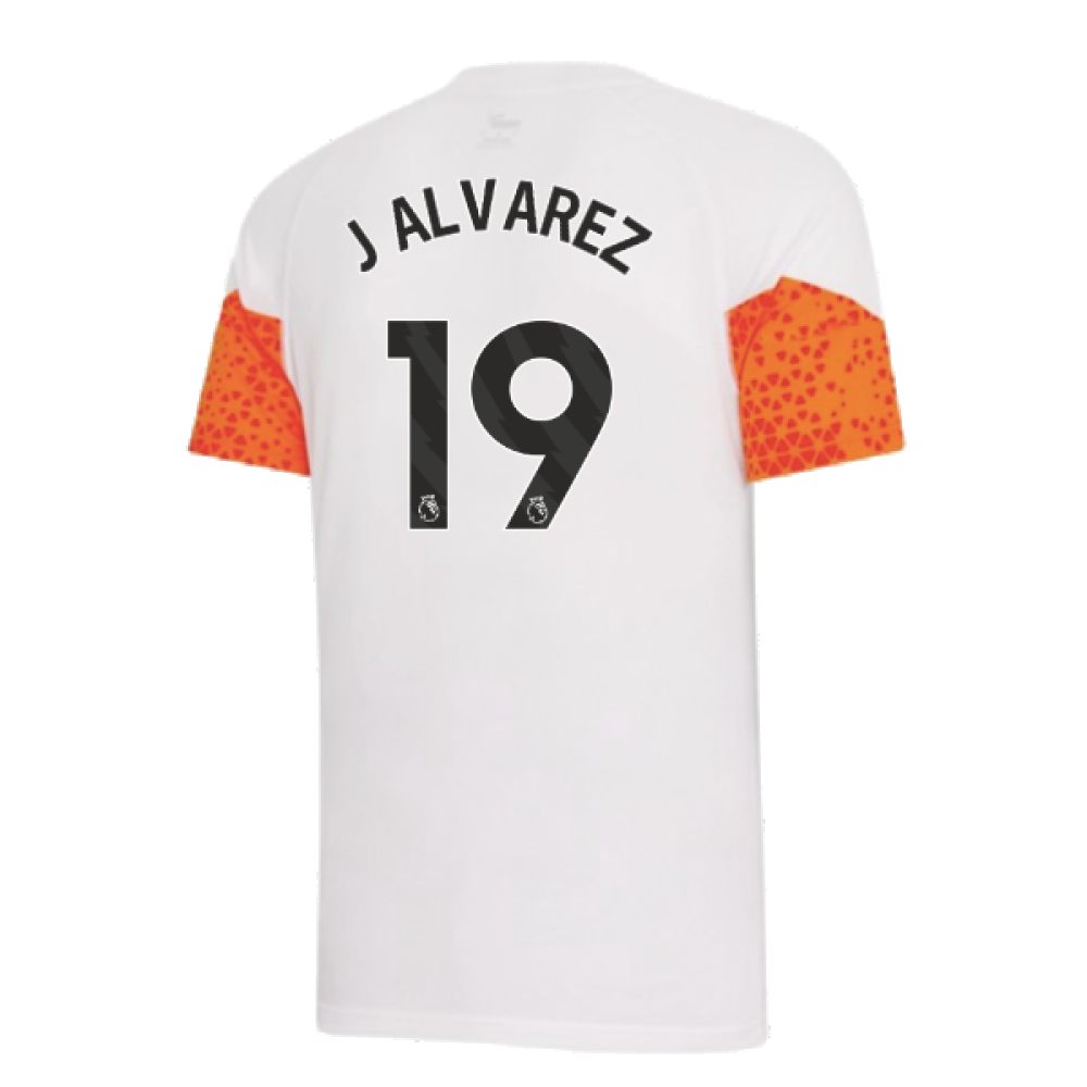 2023-2024 Man City Training Jersey (Marble) - Kids (J ALVAREZ 19)