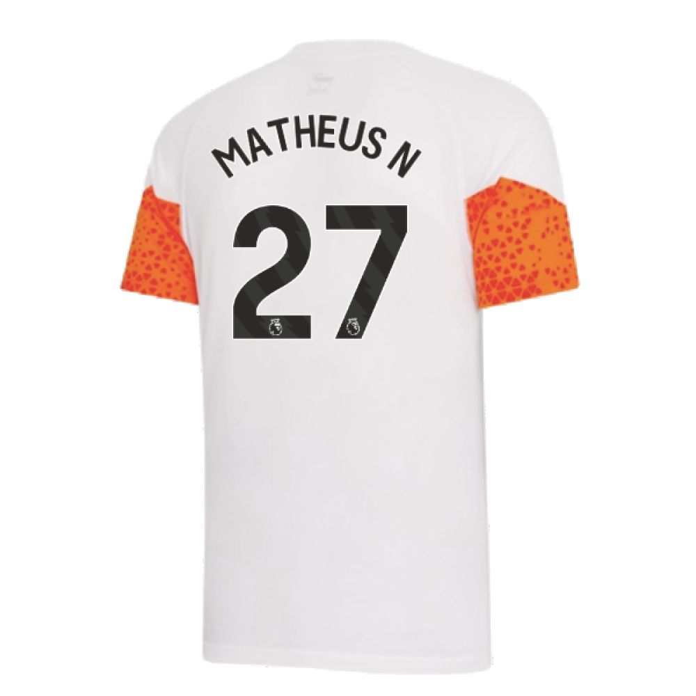 2023-2024 Man City Training Jersey (Marble) - Kids (Matheus N 27)