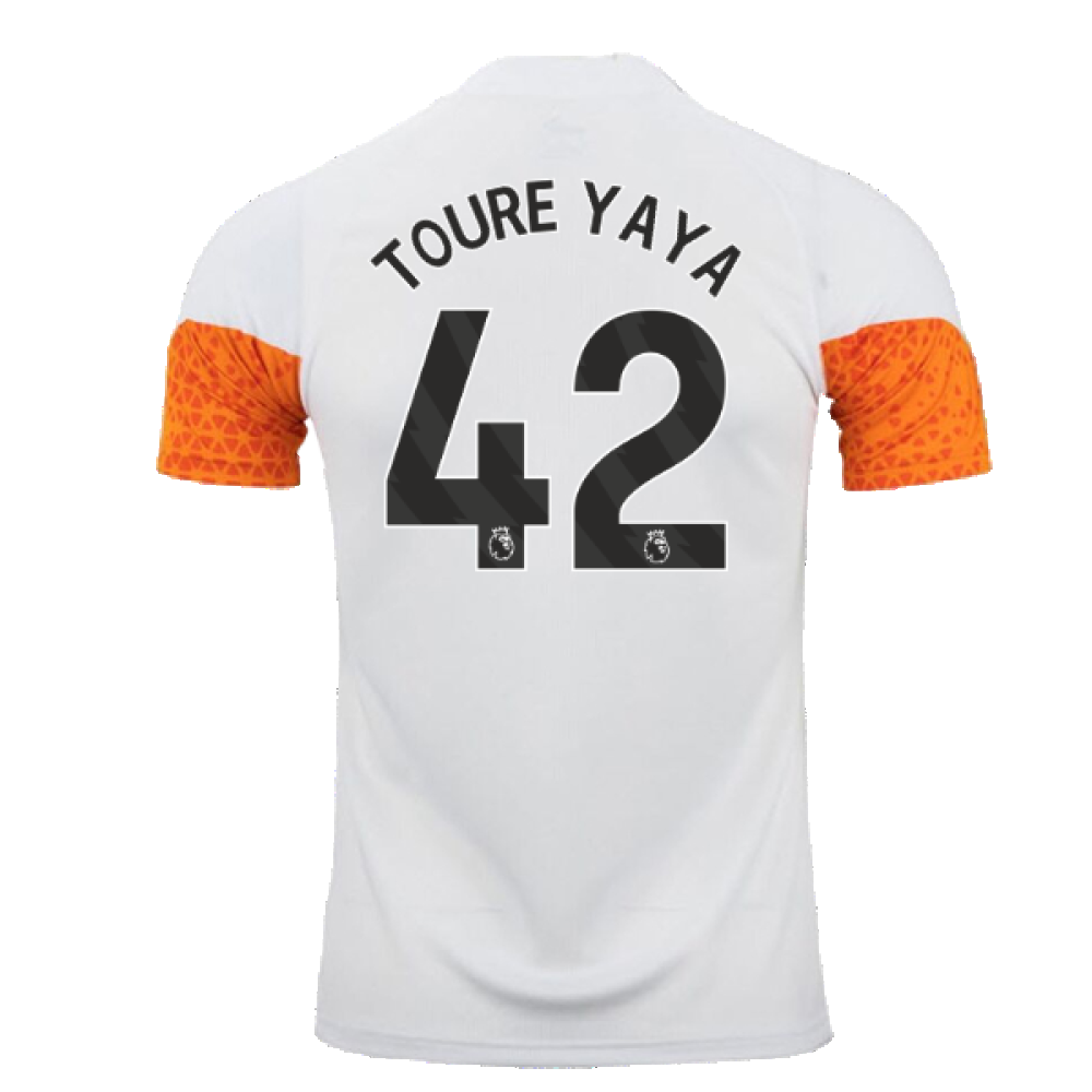 2023-2024 Man City Training Jersey (Marble) (TOURE YAYA 42)