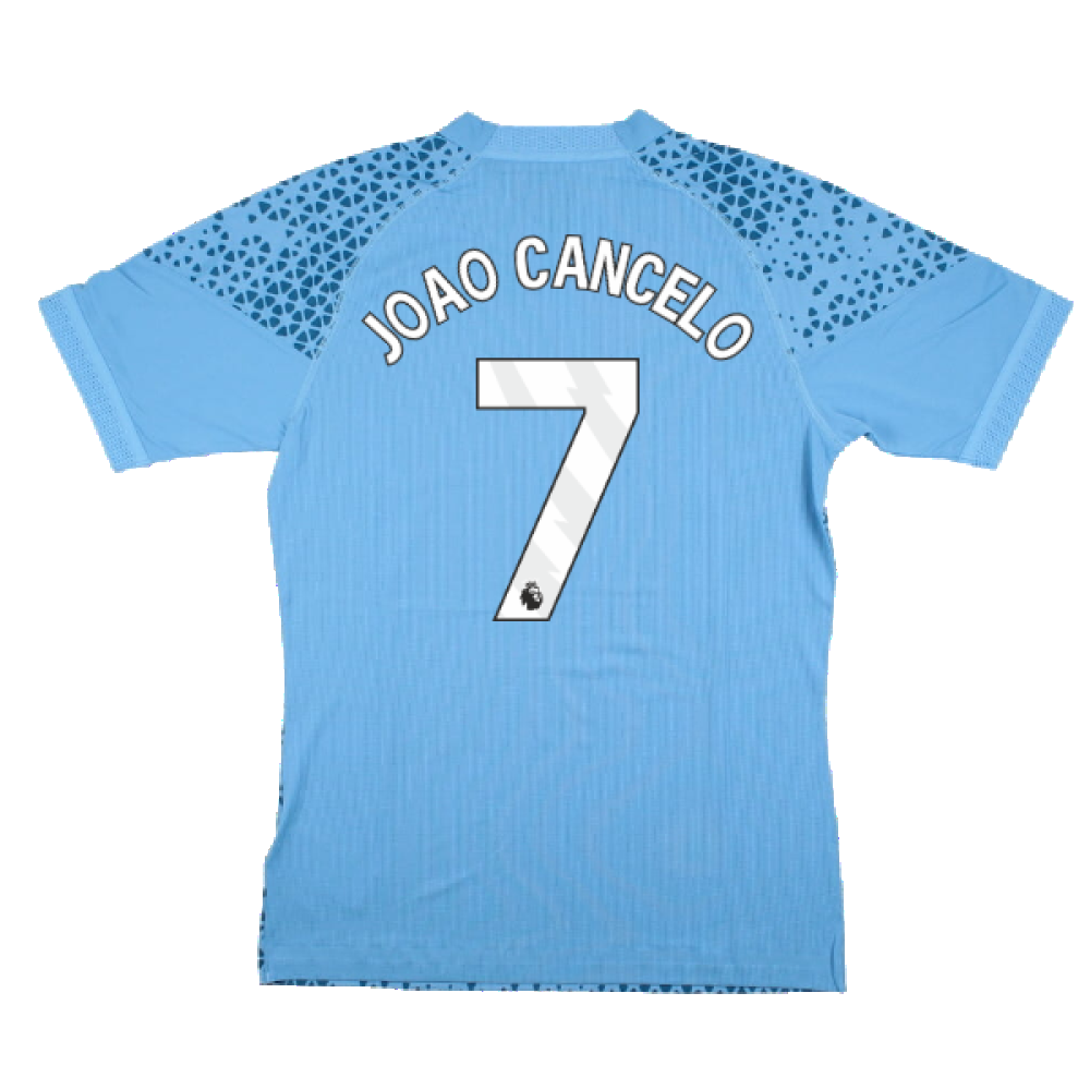 2023-2024 Man City Training Jersey Pro (Light Blue) (JOAO CANCELO 7)