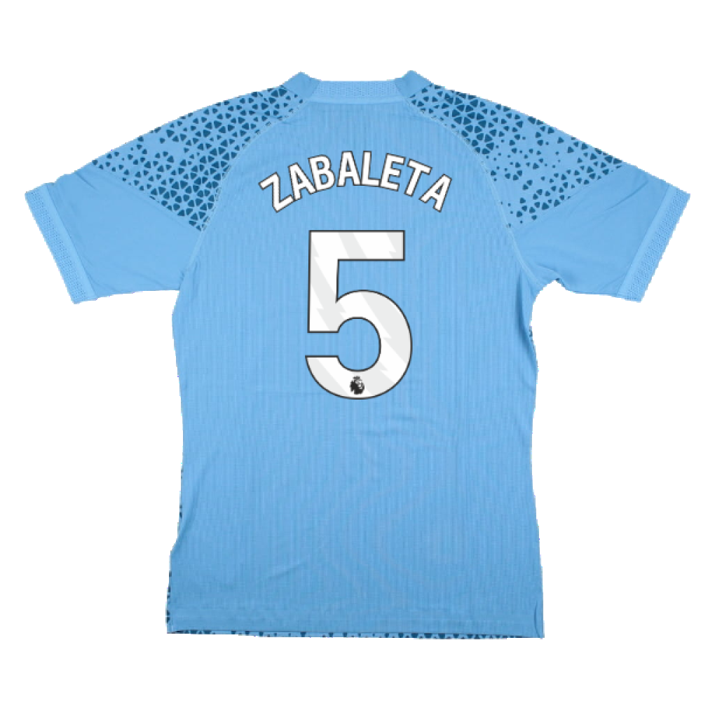 2023-2024 Man City Training Jersey Pro (Light Blue) (ZABALETA 5)