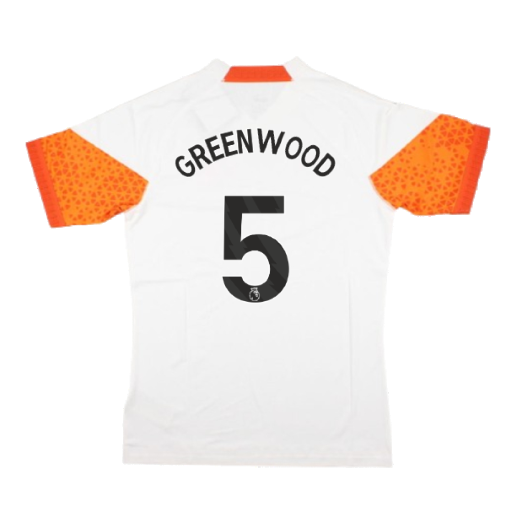 2023-2024 Man City Training Jersey Pro (Marble) (Greenwood 5)