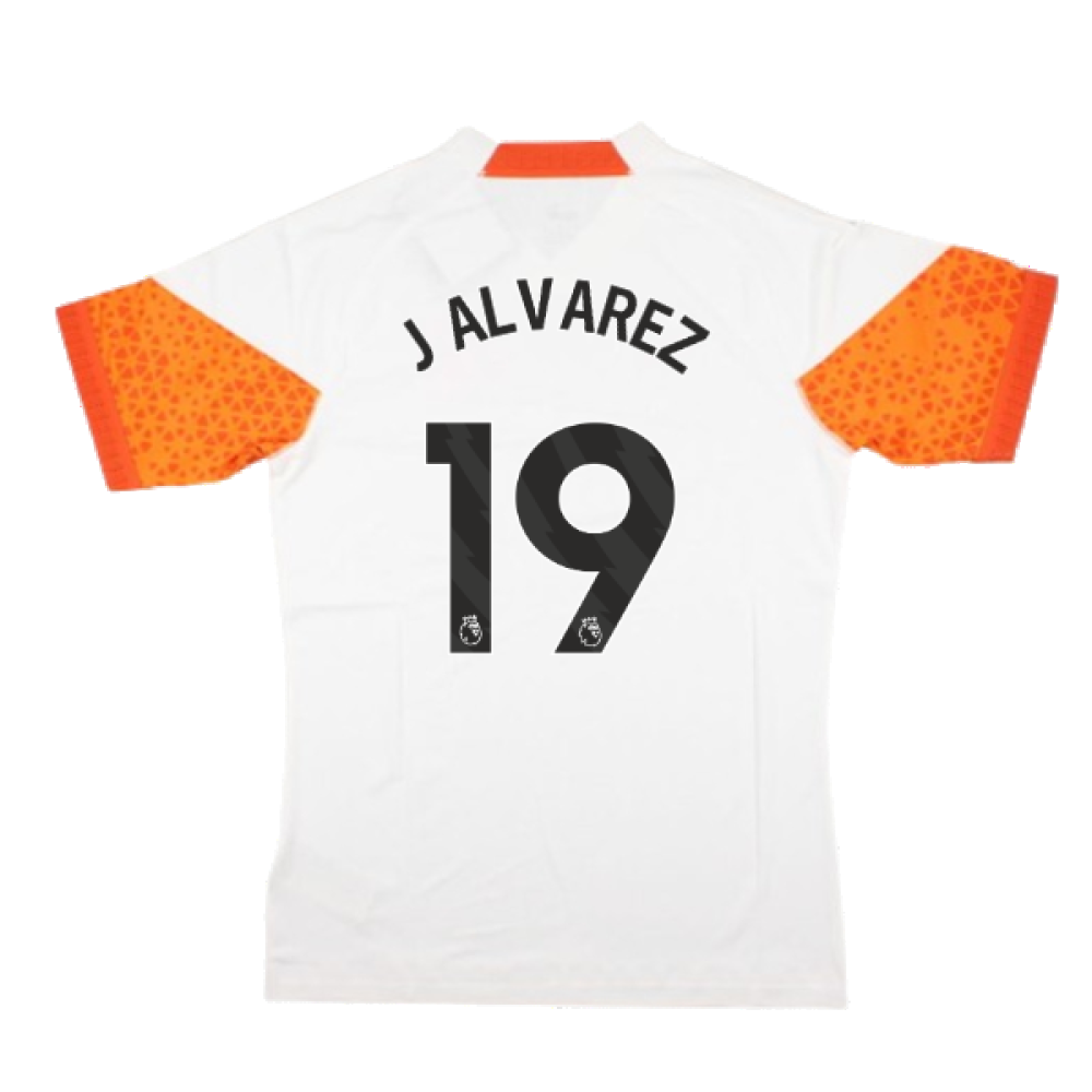 2023-2024 Man City Training Jersey Pro (Marble) (J ALVAREZ 19)