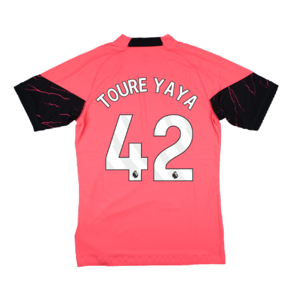 2023-2024 Man City Training Jersey Pro (Sunset Glow) (TOURE YAYA 42)