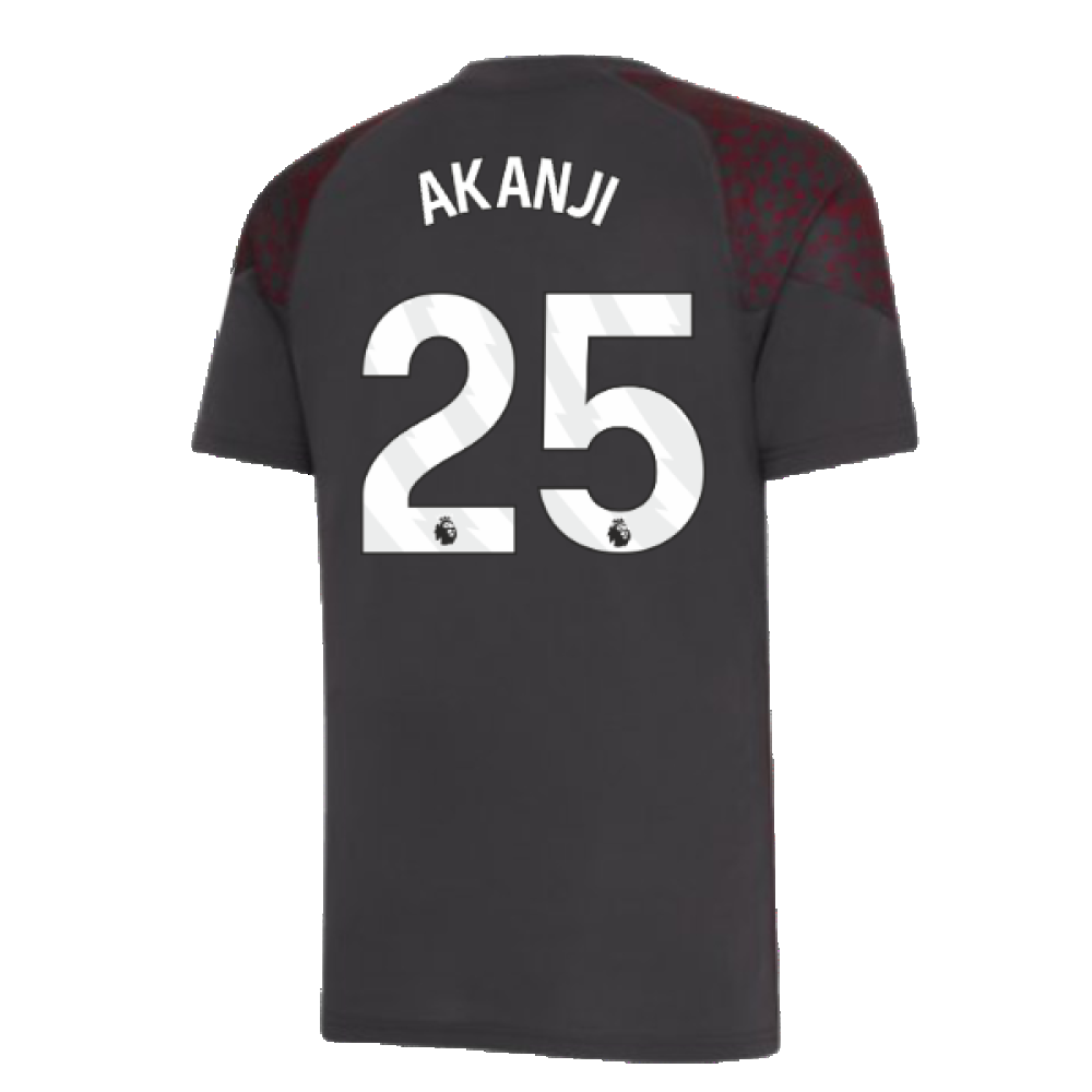 2023-2024 Man City Training Jersey (Strong Grey) (AKANJI 25)