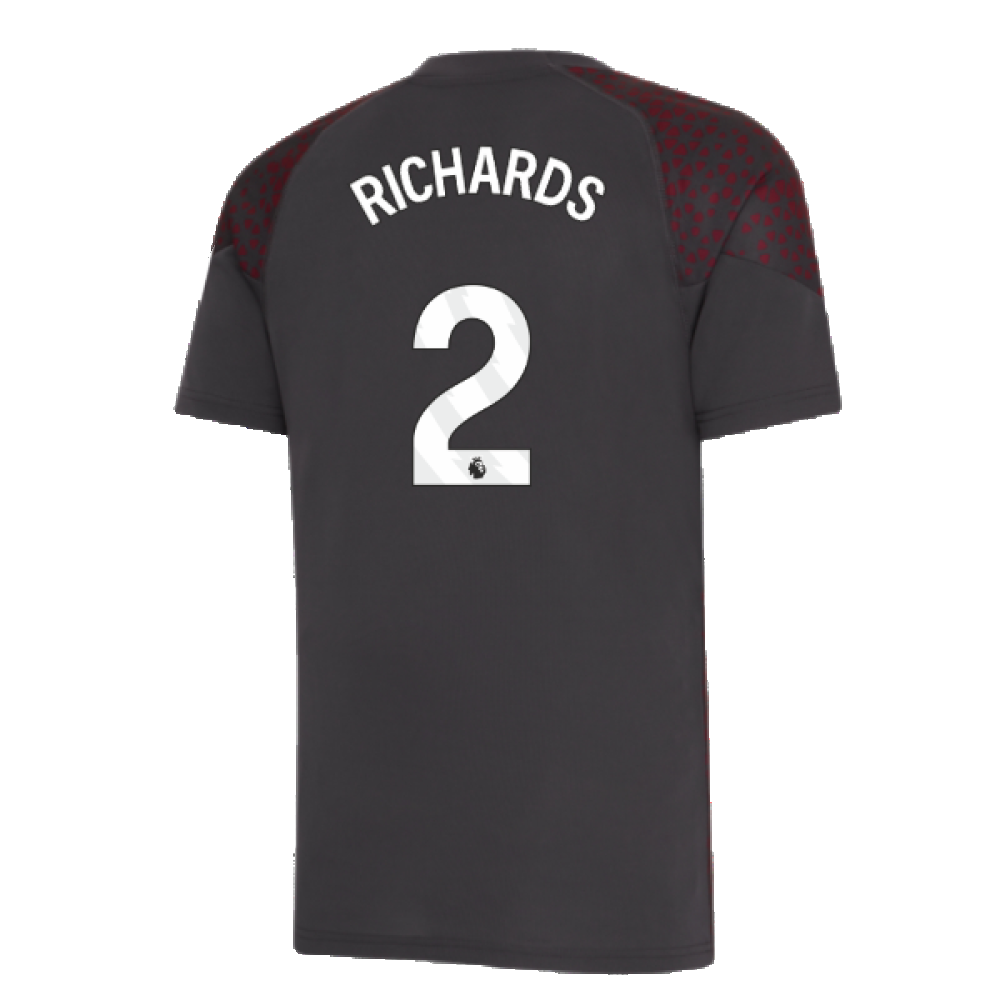 2023-2024 Man City Training Jersey (Strong Grey) - Kids (RICHARDS 2)