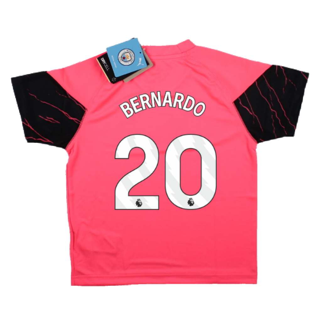 2023-2024 Man City Training Jersey (Sunset Glow) - Kids (BERNARDO 20)