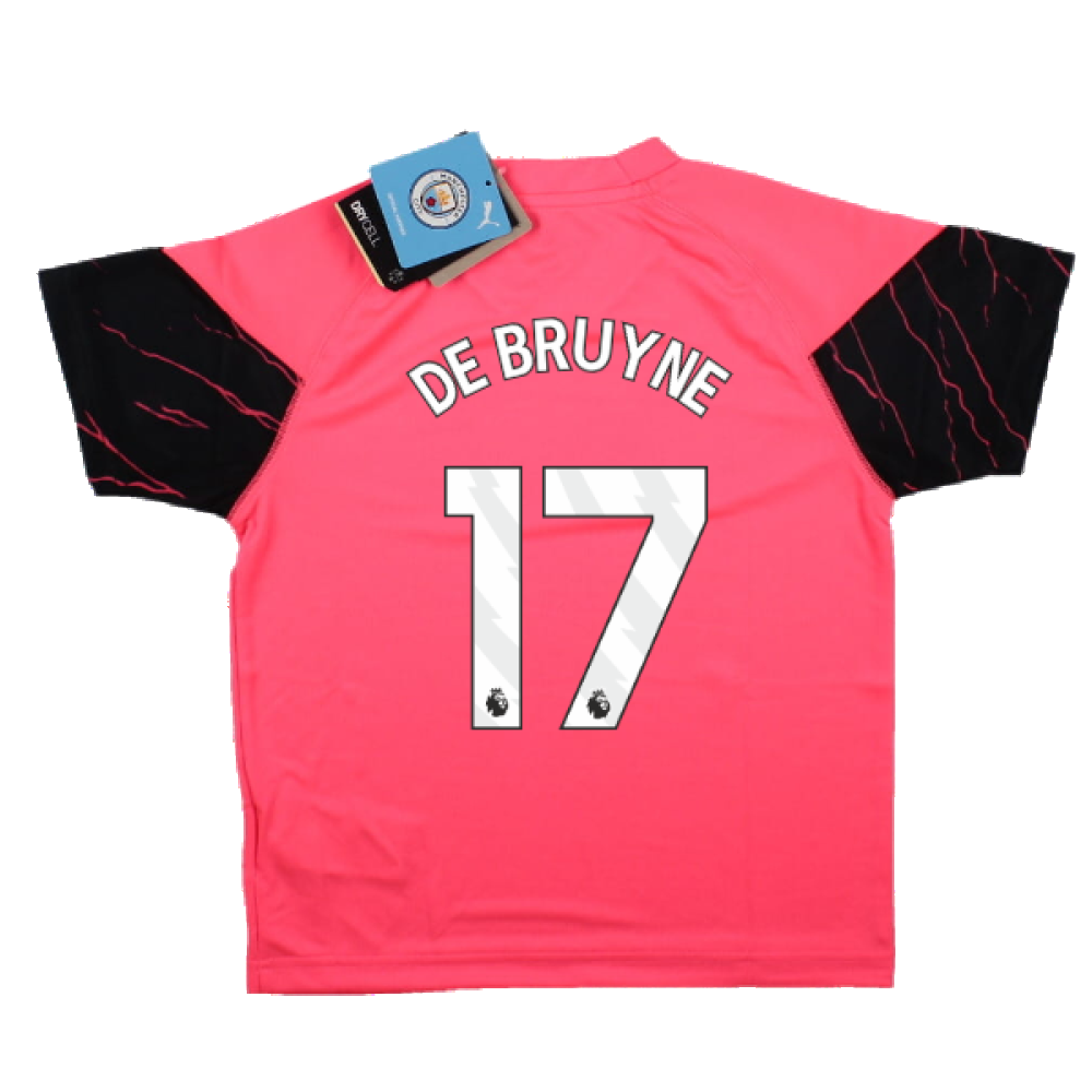 2023-2024 Man City Training Jersey (Sunset Glow) - Kids (DE BRUYNE 17)