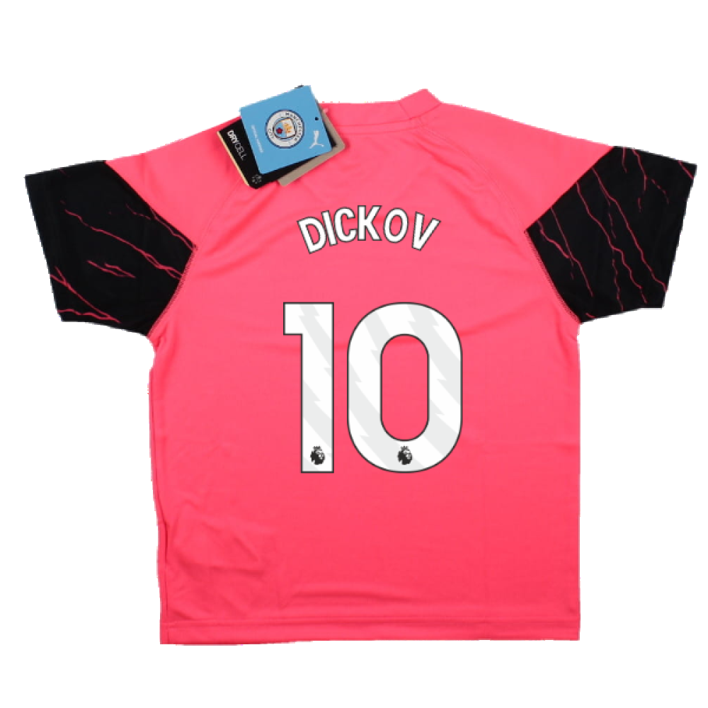 2023-2024 Man City Training Jersey (Sunset Glow) - Kids (DICKOV 10)