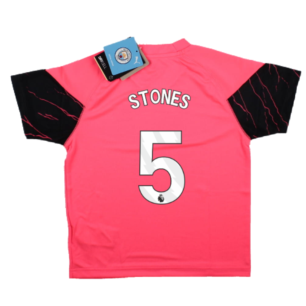 2023-2024 Man City Training Jersey (Sunset Glow) - Kids (STONES 5)