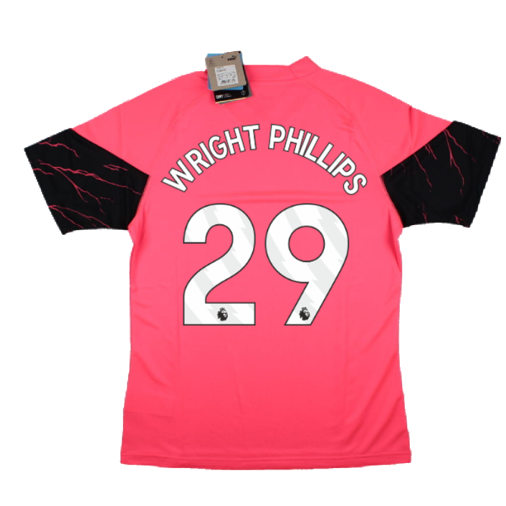 2023-2024 Man City Training Jersey (Sunset Glow) (WRIGHT PHILLIPS 29)