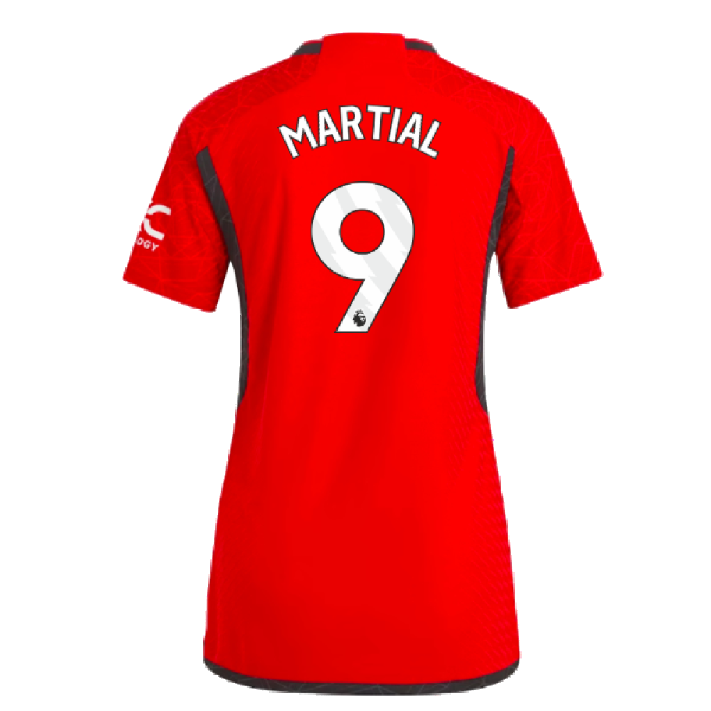 2023-2024 Man Utd Authentic Home Shirt (Ladies) (Martial 9)