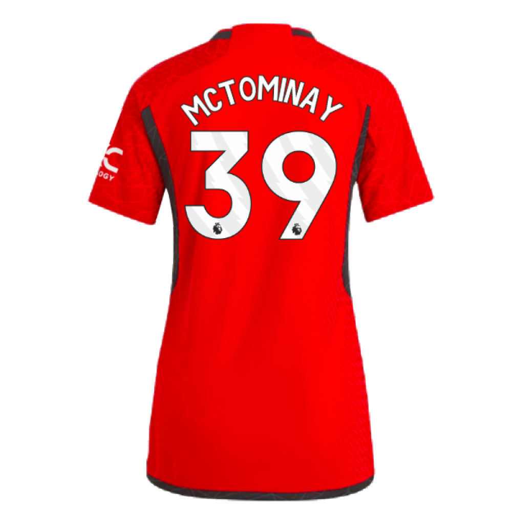 2023-2024 Man Utd Authentic Home Shirt (Ladies) (McTominay 39)