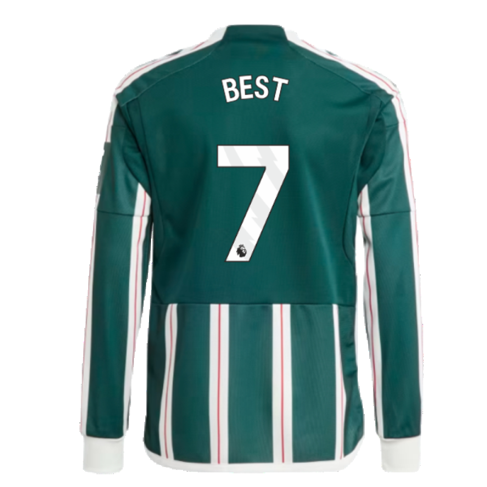 2023-2024 Man Utd Away Long Sleeve Shirt (Kids) (Best 7)