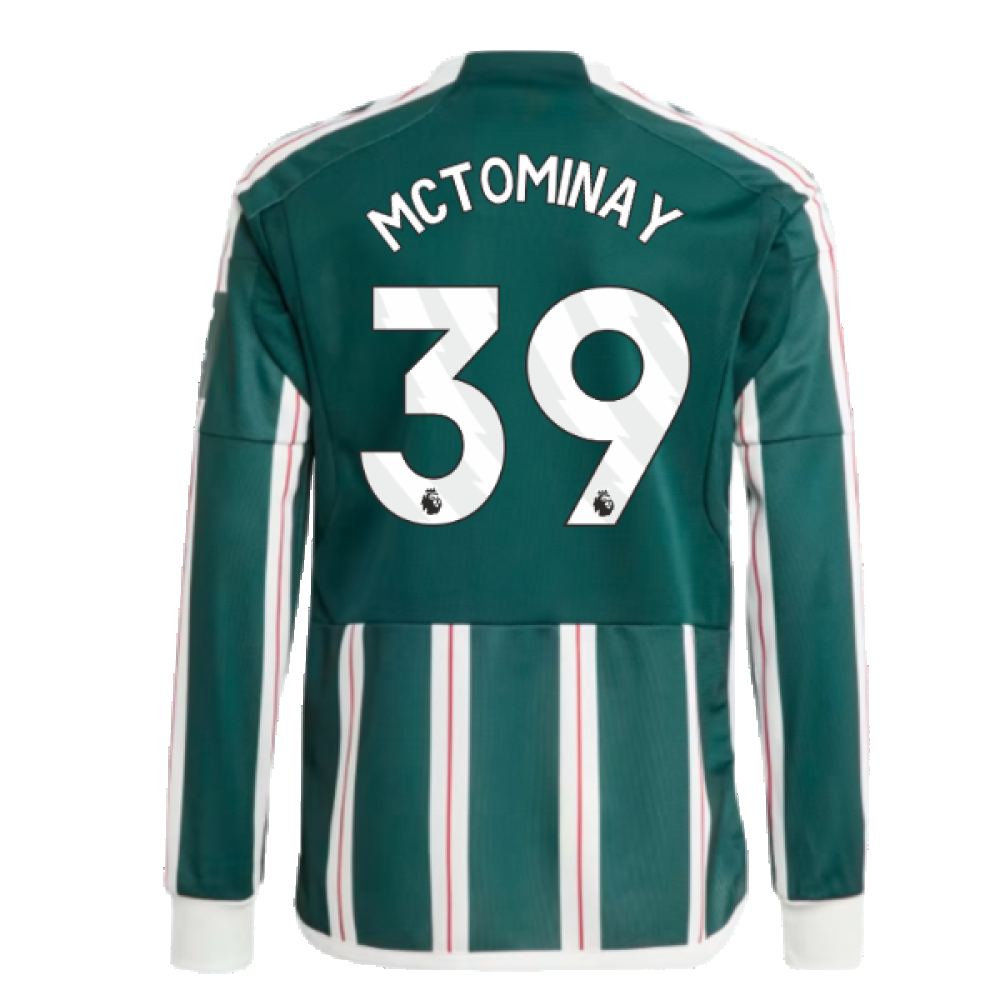 2023-2024 Man Utd Away Long Sleeve Shirt (Kids) (McTominay 39)