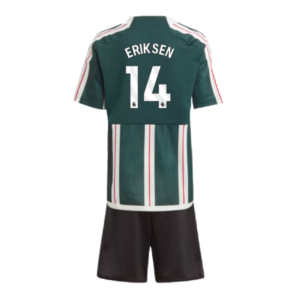 2023-2024 Man Utd Away Mini Kit (Eriksen 14)