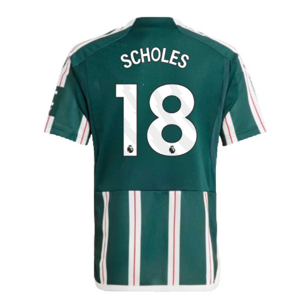 2023-2024 Man Utd Away Shirt (Kids) (Scholes 18)